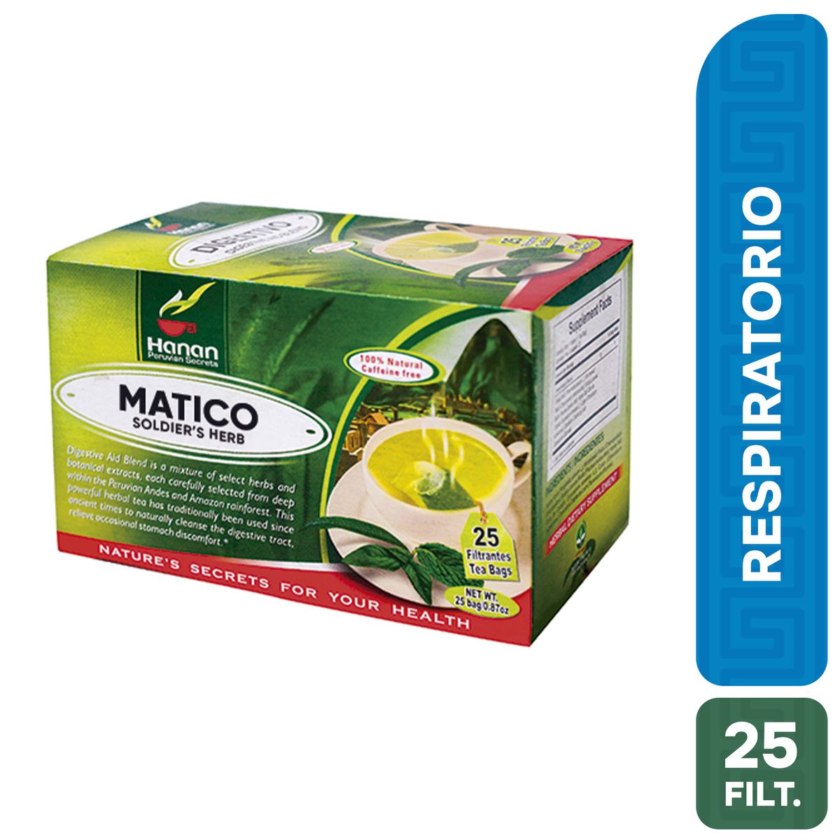 HANAN PERUVIAN SECRETS - Matico Filtrante Hanan 25 und