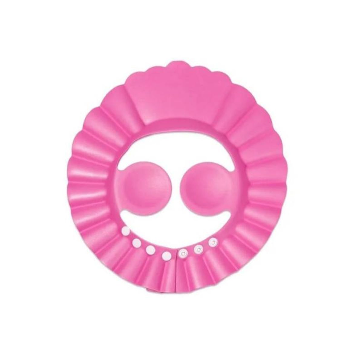 GENERICO - Gorro protector de baño para ducha bebé niños  Fucsia