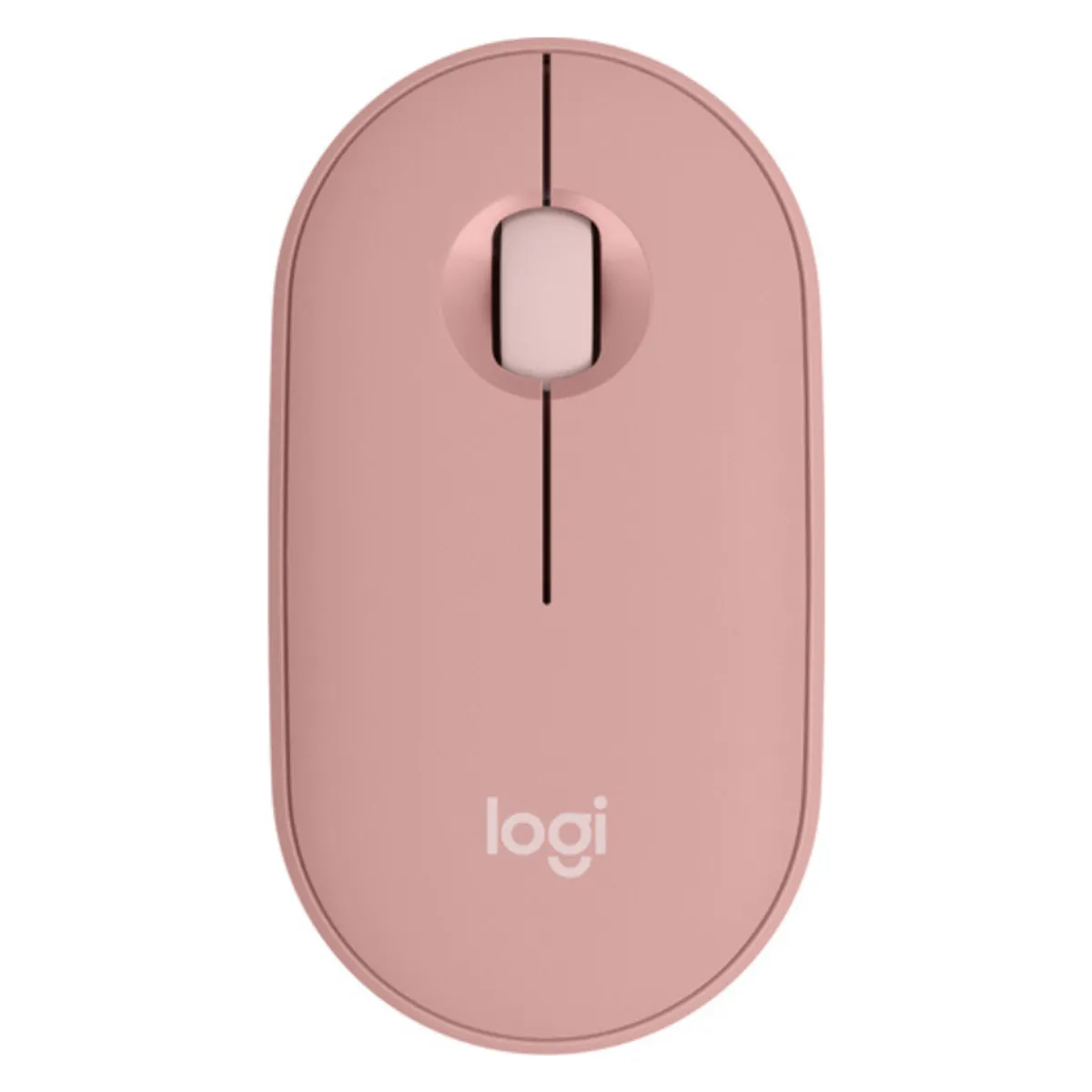 LOGITECH - Mouse Inalámbrico Logitech M350s Pebble Mouse ROSA