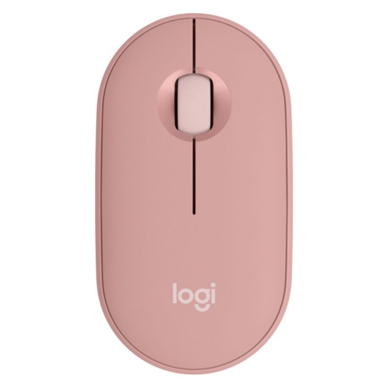 LOGITECH - Mouse Inalámbrico Logitech M350s Pebble Mouse ROSA