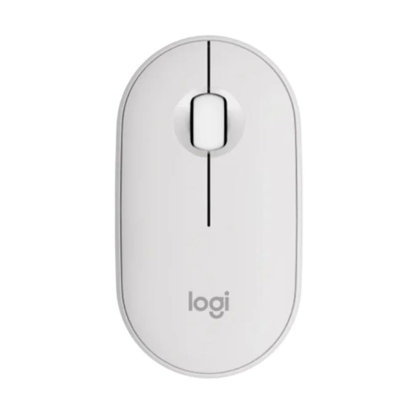 LOGITECH - Mouse Inalámbrico Logitech M350s Pebble Mouse BLANCO