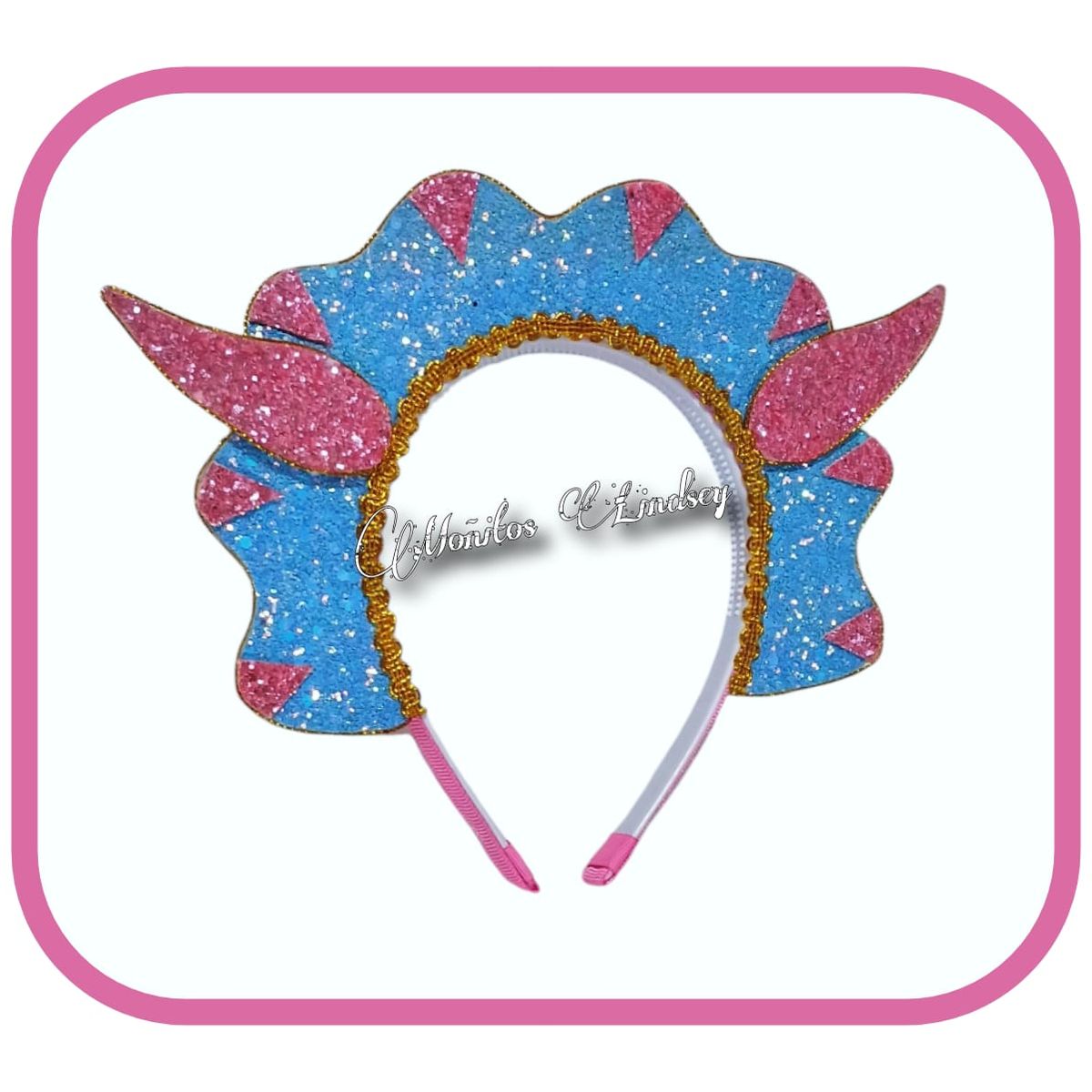 GENERICO - Vincha DINO - Moñitos Lindsey