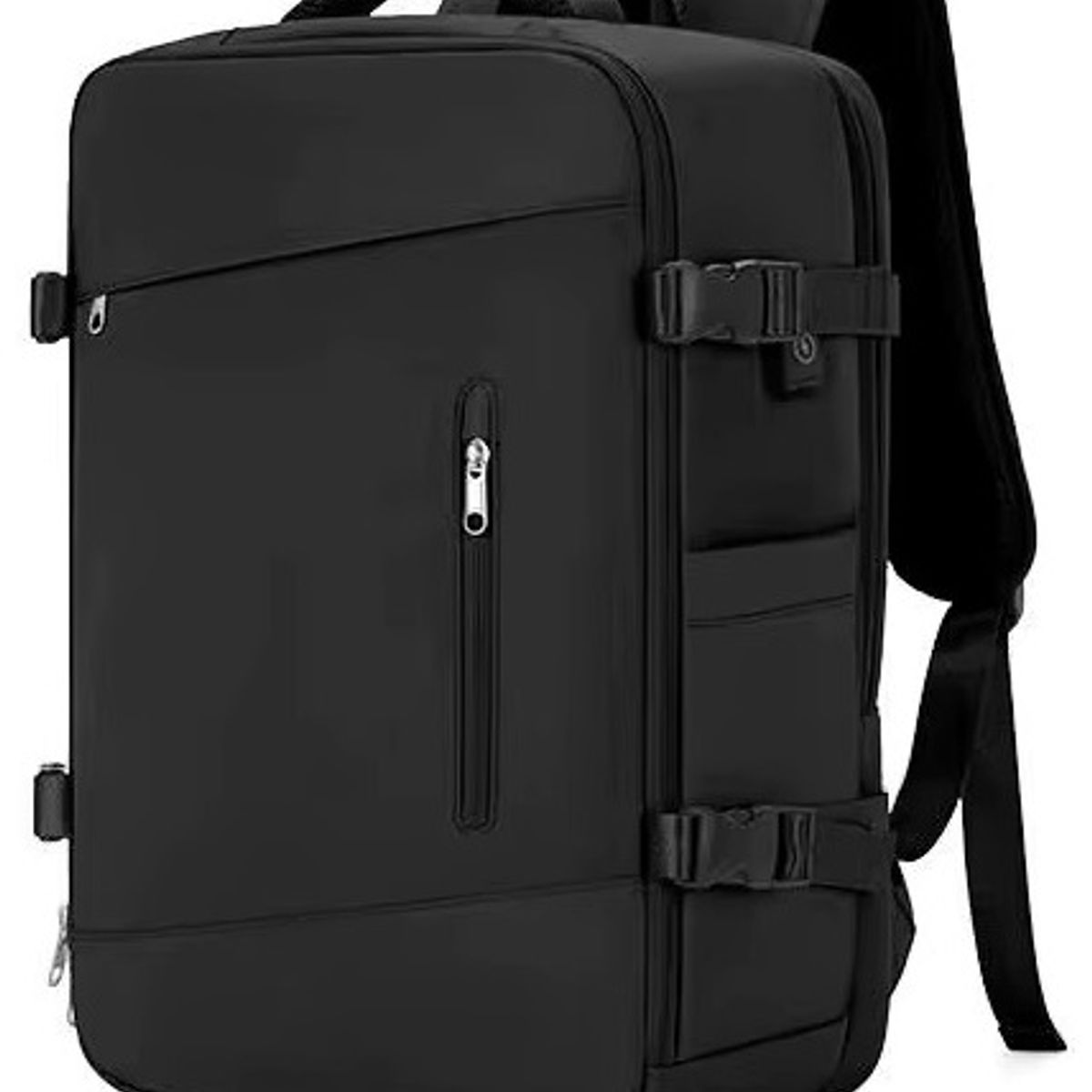 GENERICO - Mochila Viajera Cabinera Compartimiento Laptop Negro