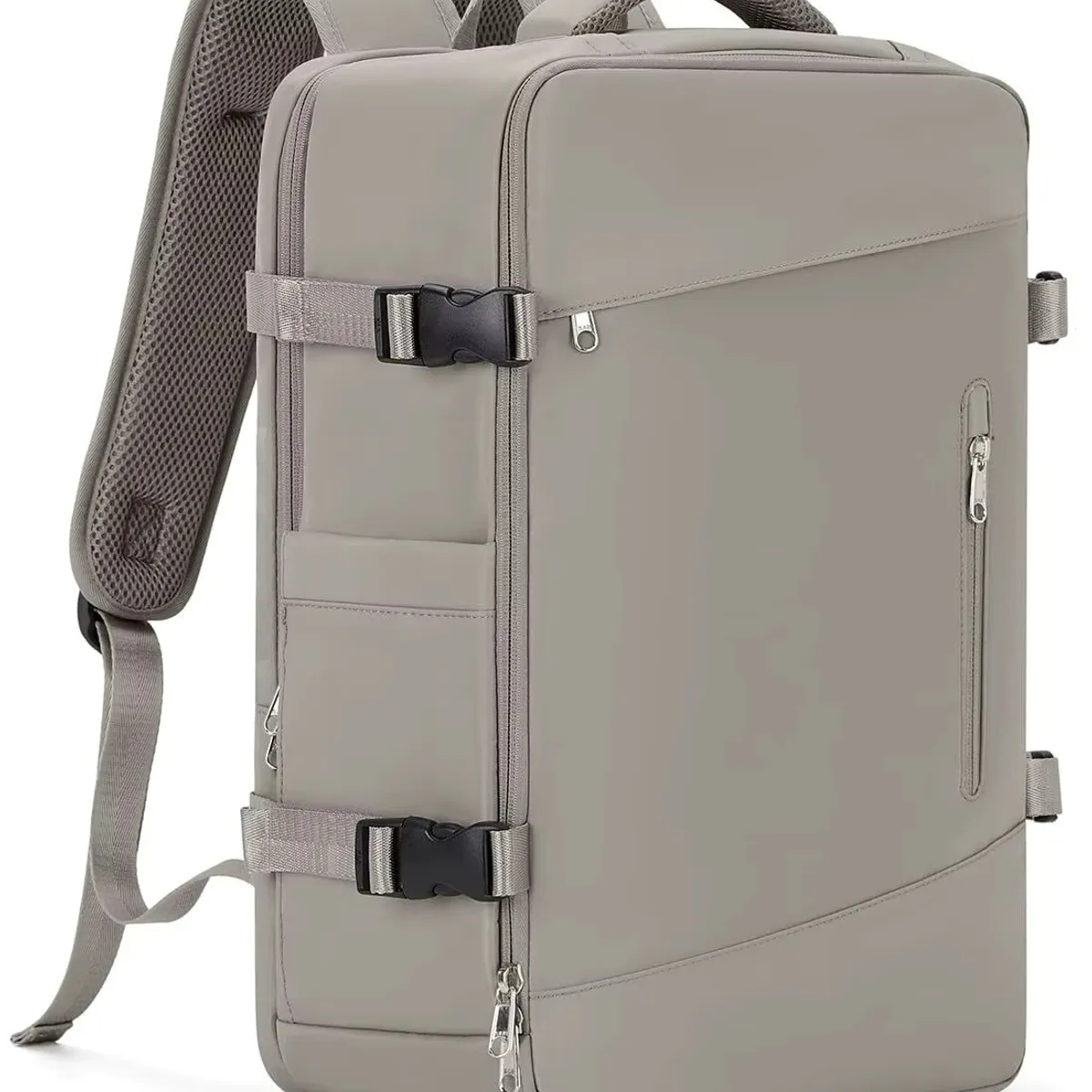 Mochila Viajera Cabinera Compartimiento Laptop Puerto USB Gris, marca GENERICO - Foto 2