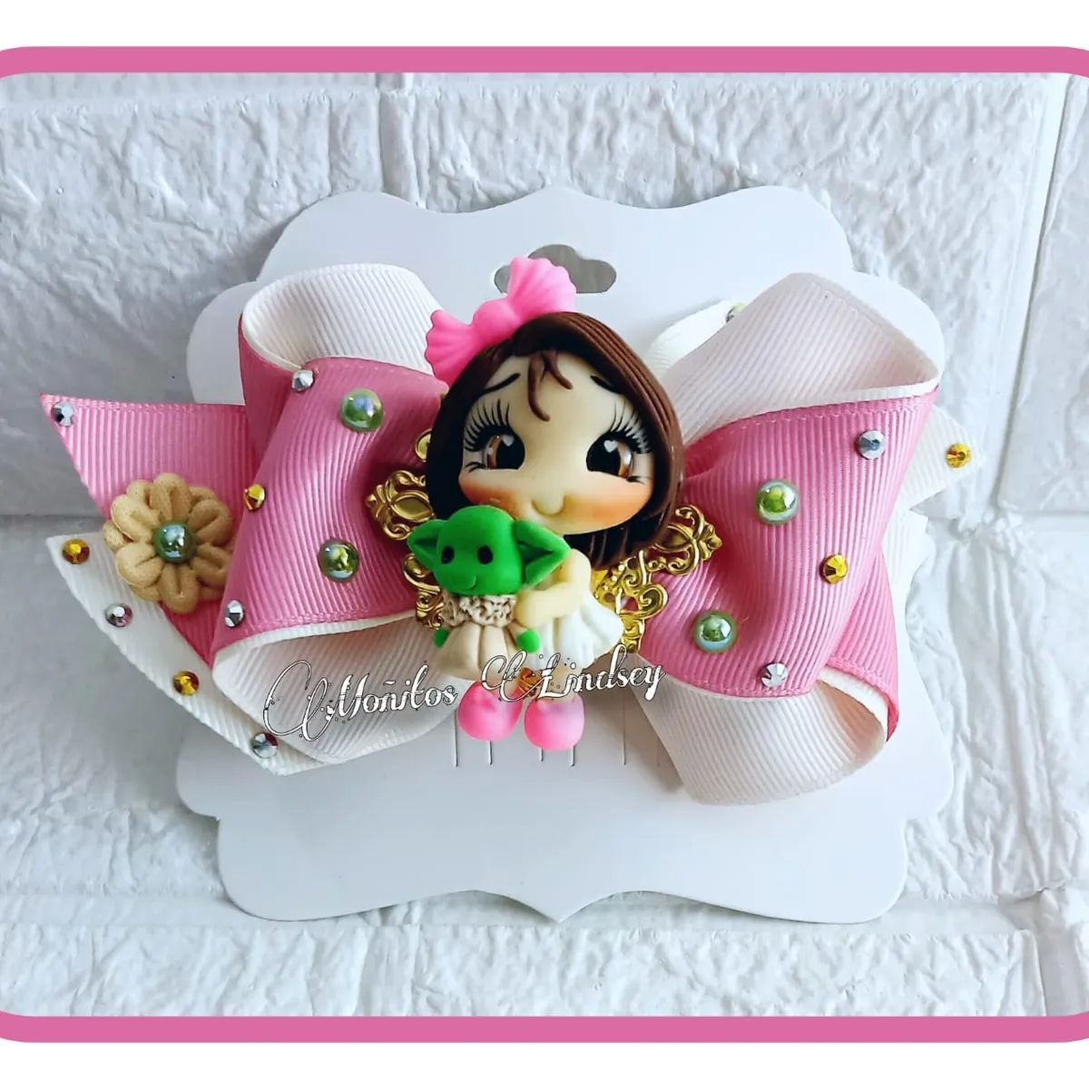 GENERICO - Lazo  para Niña  - Moñitos Lindsey