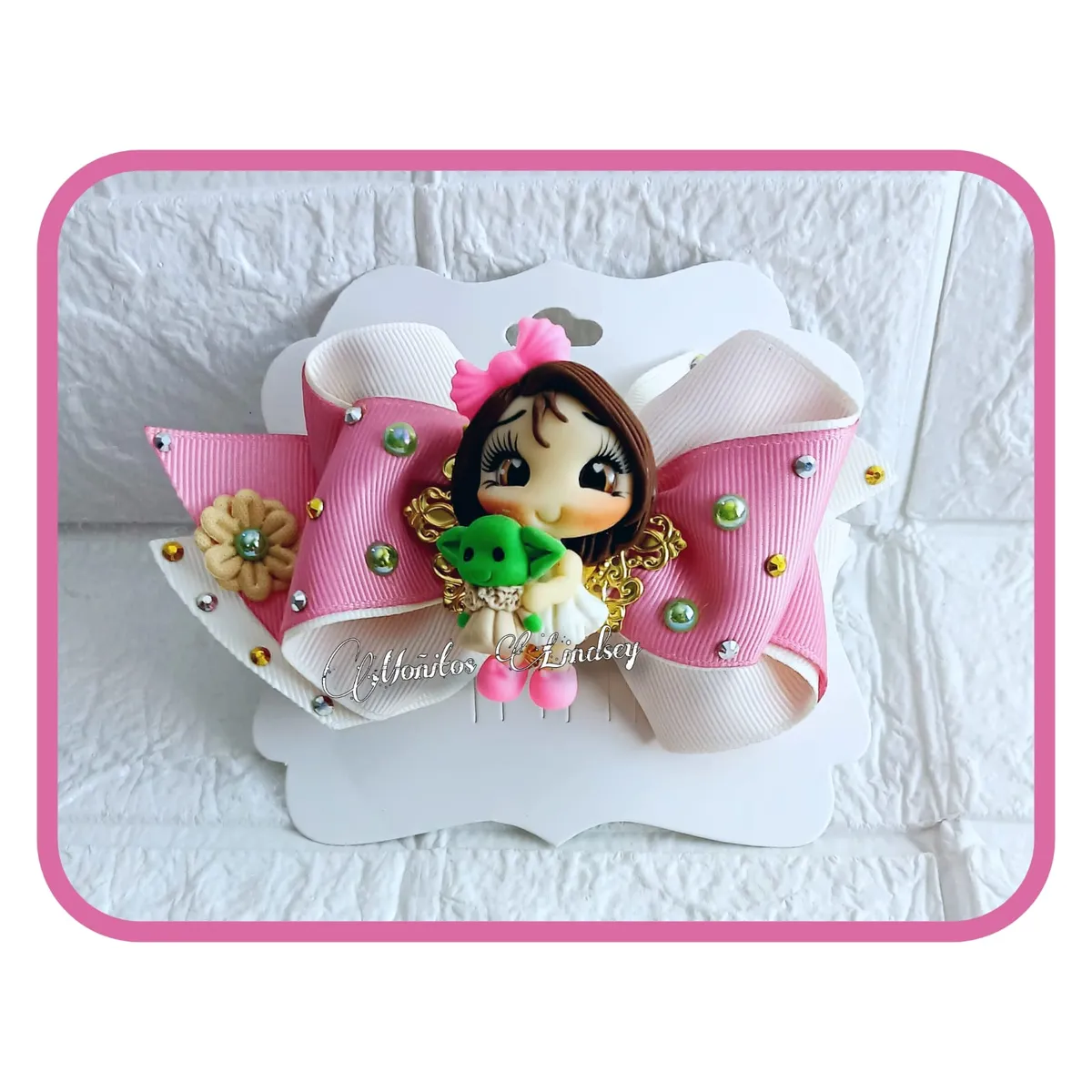 GENERICO - Lazo  para Niña  - Moñitos Lindsey