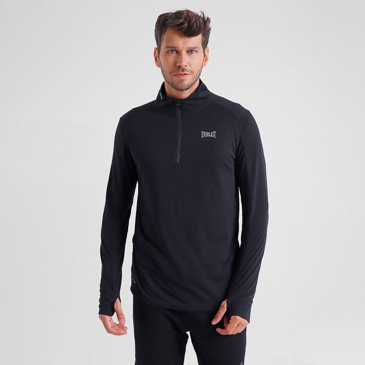 EVERLAST - POLO ML QTR ZIP RUNNING BOX EVERLAST