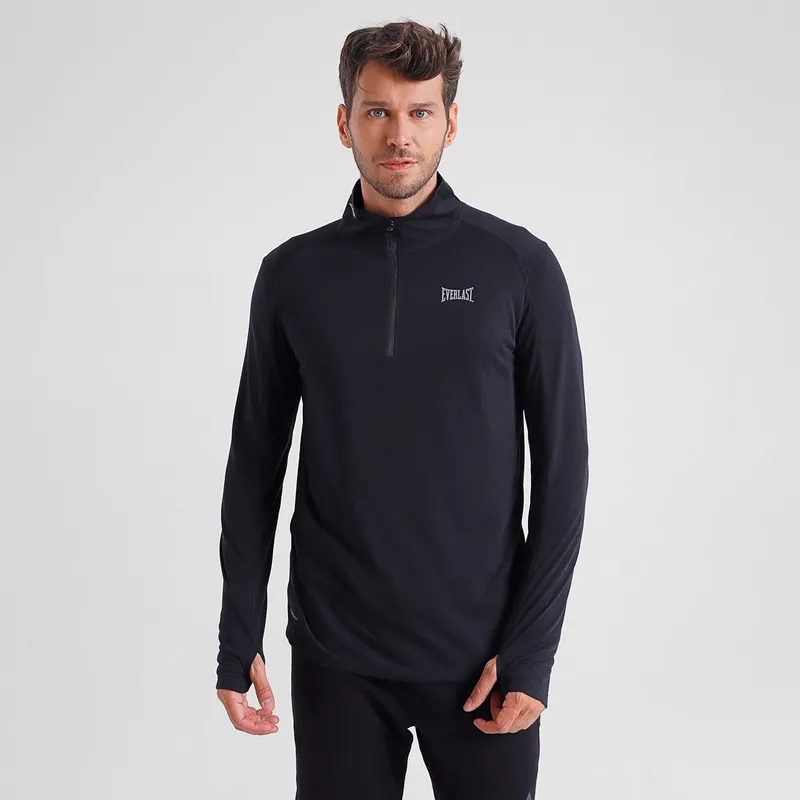 EVERLAST - POLO ML QTR ZIP RUNNING BOX EVERLAST