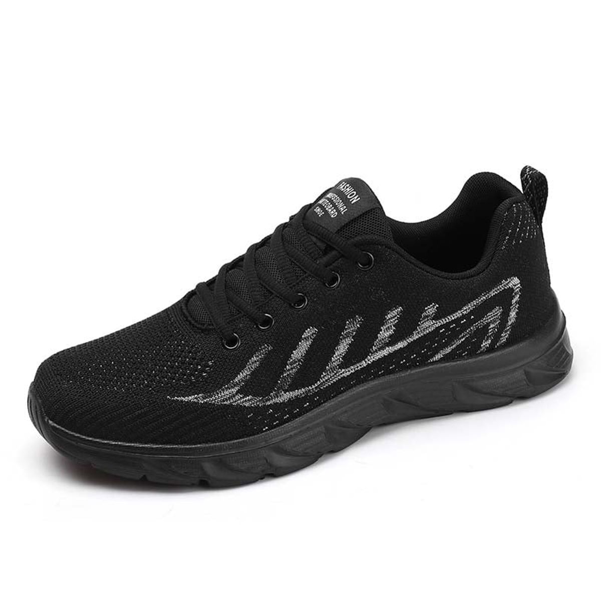 SHANDIAN - Zapatillas Running Hombre Negro