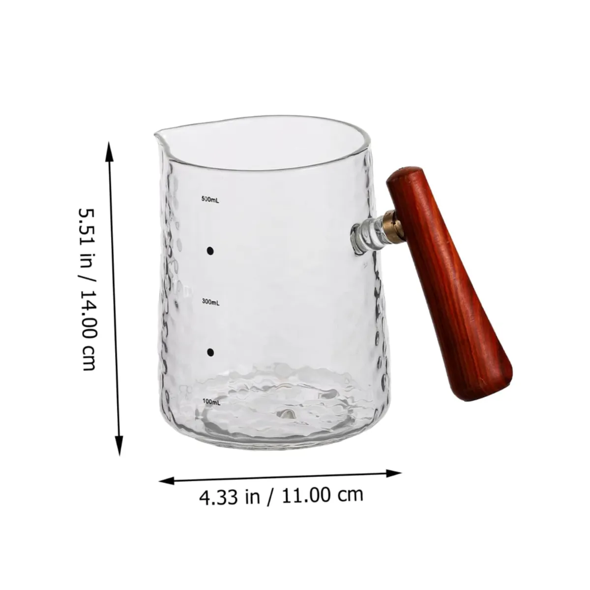 GENERICO - Jarra de vidrio  de 500ml