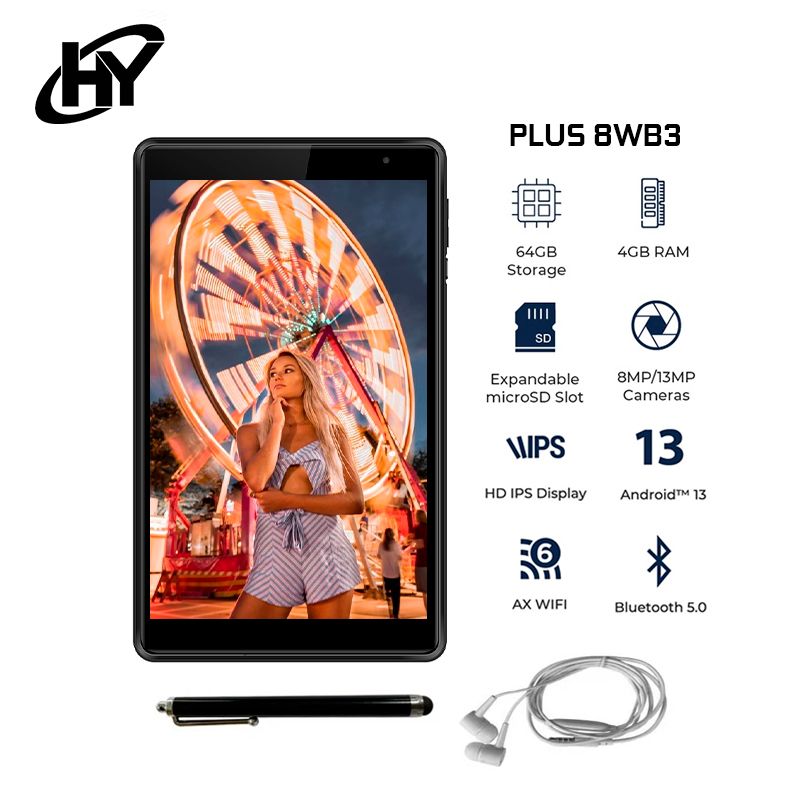 HYUNDAI - Tablet Hyundai HyTab Plus 8WB3 8 Octa-core HD IPS - 4gb - 64gb - Wi-fi