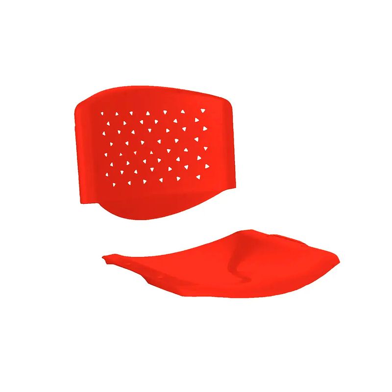 OFIDEAS - Repuesto Para Silla Solo Asiento Y Espaldar Prisma Color Rojo Ofideas