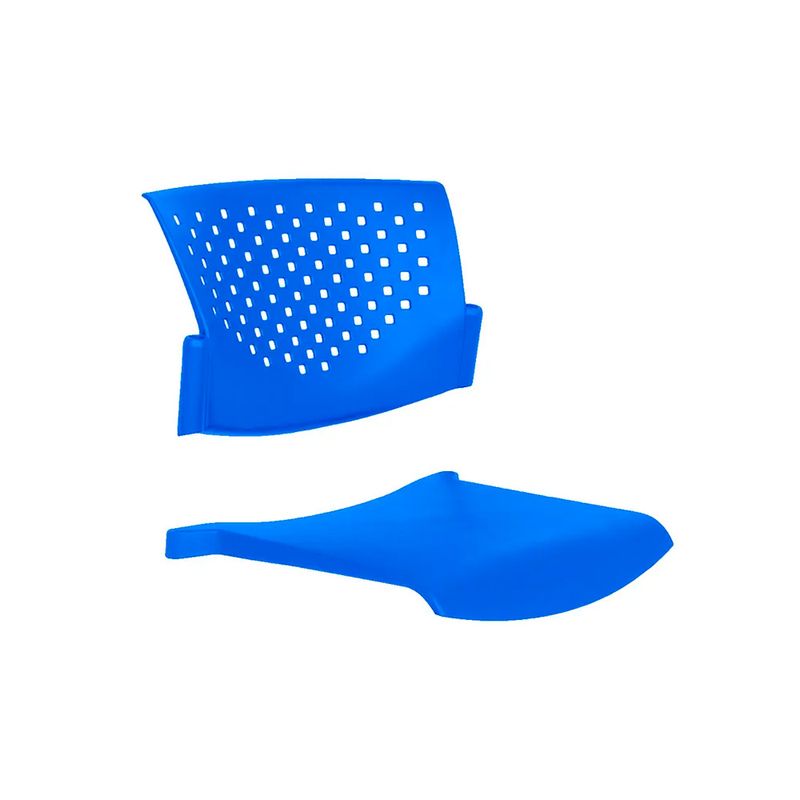 OFIDEAS - Repuesto De Silla Solo Asiento Y Espaldar Butterfly Azul Ofideas