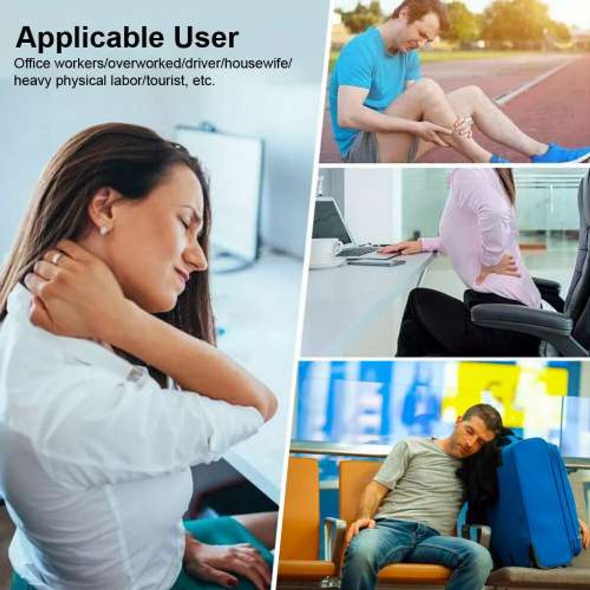 GENERICO - ELECTRO ESTIMULADOR MASAJEADOR CORPORAL ACUPUNTURA ONDAS TENS