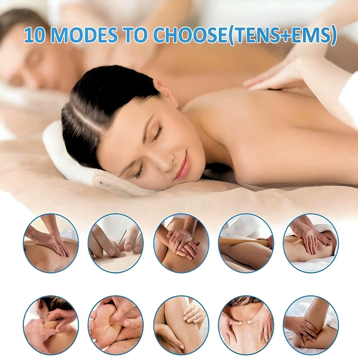 GENERICO - MASAJEADOR ELECTROESTIMULADOR DIGITAL CORPORAL REDUCTOR