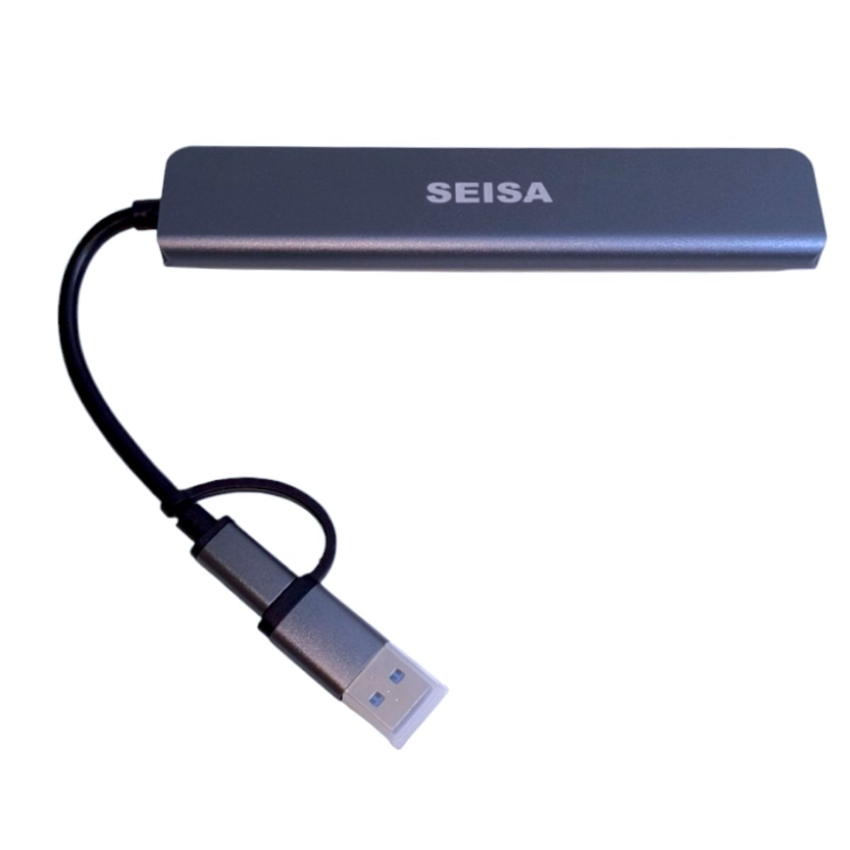 SEISA - Conector 7 en 1: Tipo C & USB 3.0 5 puertos USB + Puerto USB-C + 1DC