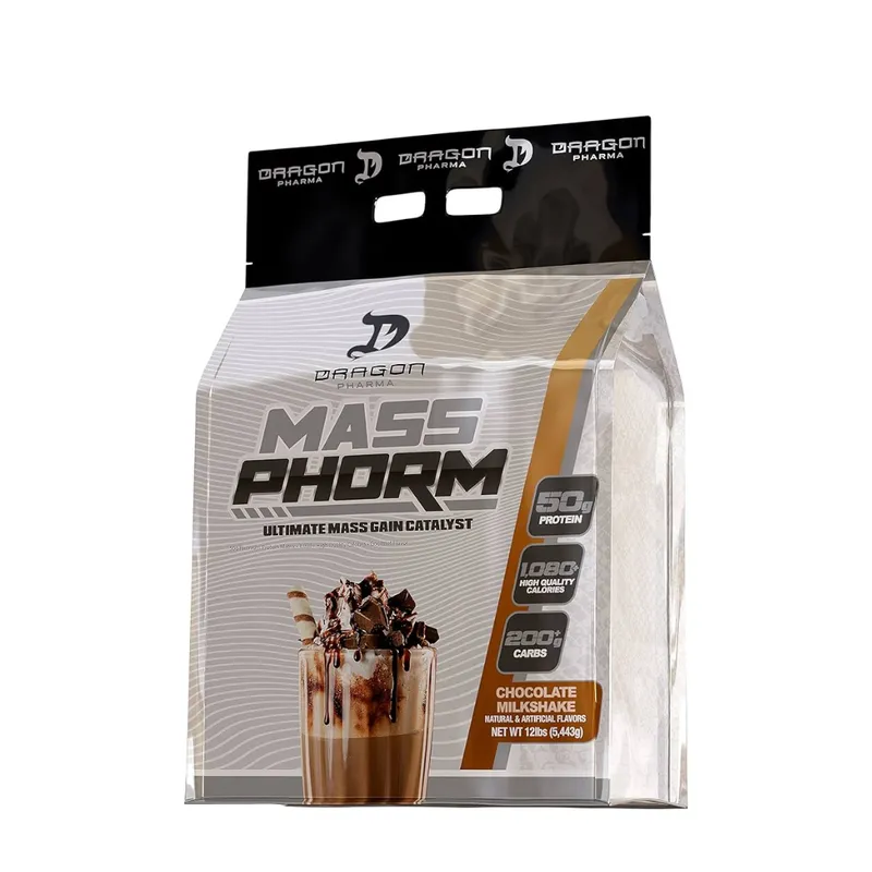 DRAG PHARMA - MassPhorm 12 LB - chocolate milshaker