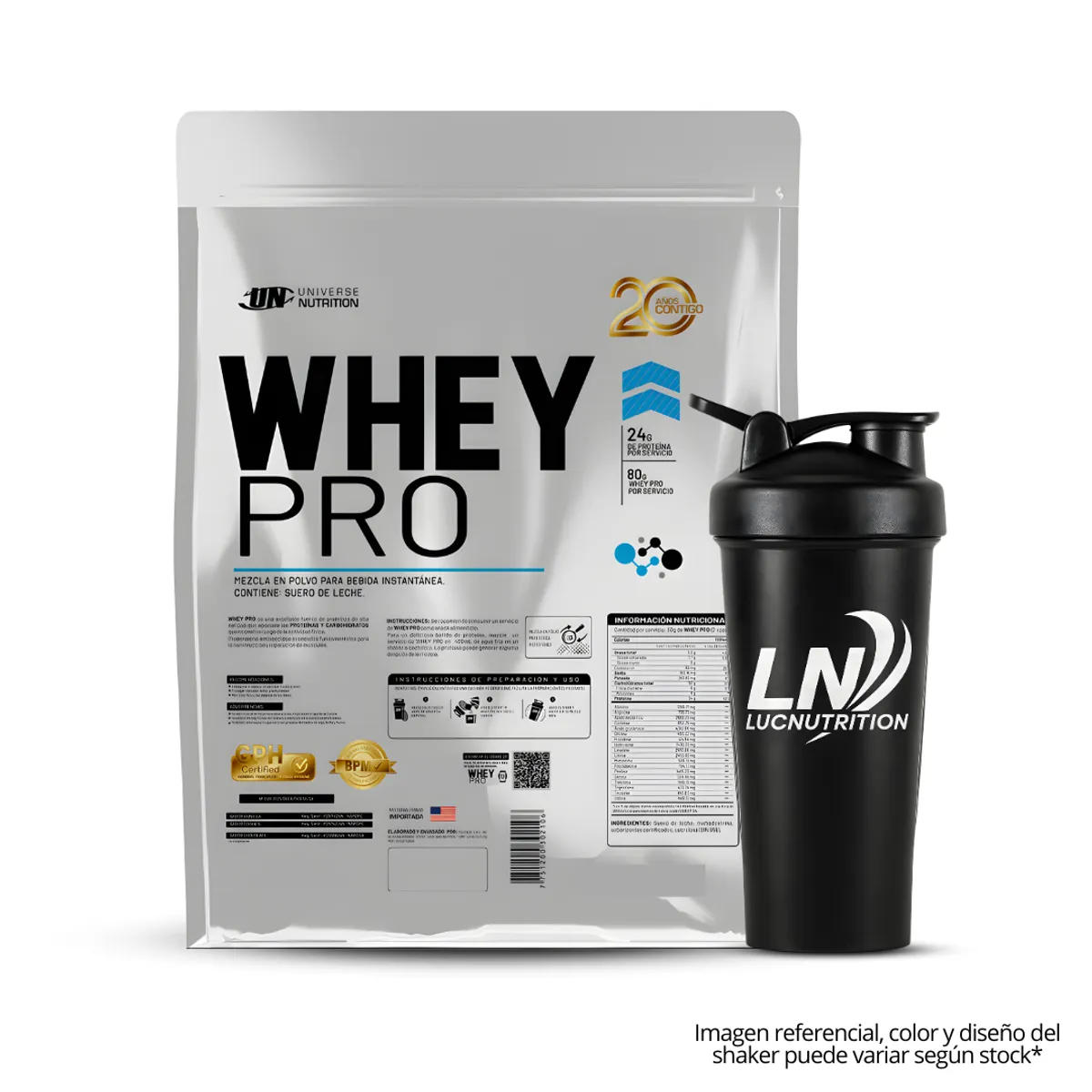 UNIVERSE NUTRITION - Whey Pro 3 kg Proteina - Chocolate + shaker