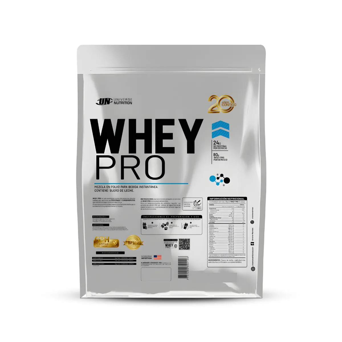UNIVERSE NUTRITION - Whey Pro 3 kg Proteina - Chocolate + shaker