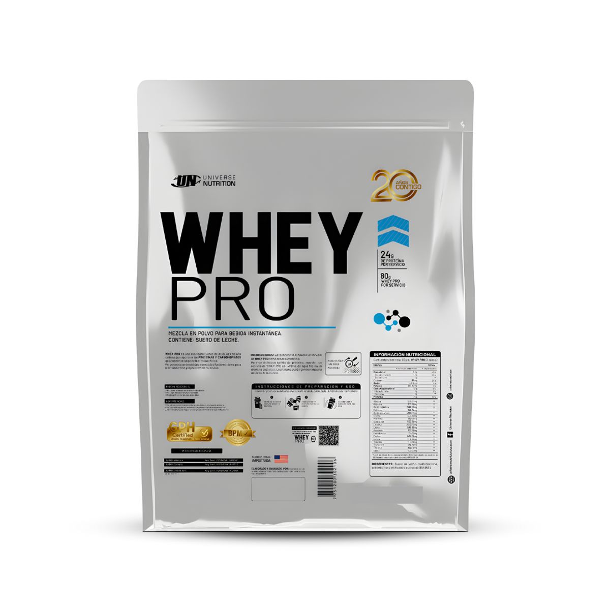 UNIVERSE NUTRITION - Whey Pro 3 kg Proteina - Cookie and cream + shaker