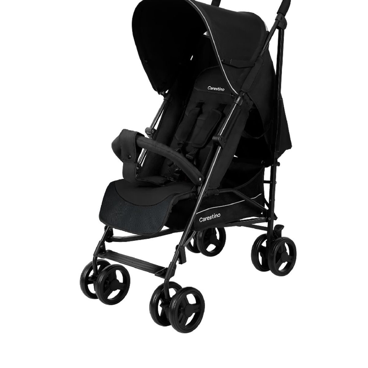 CARESTINO - Coche Baston Plegable «CAPRI» Negro