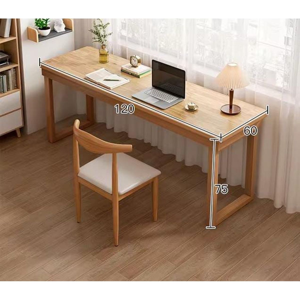 DMUEBLES - DM ESCRITORIO EJECUTIVO GERENCIA MOVI 120 CM - NATURAL