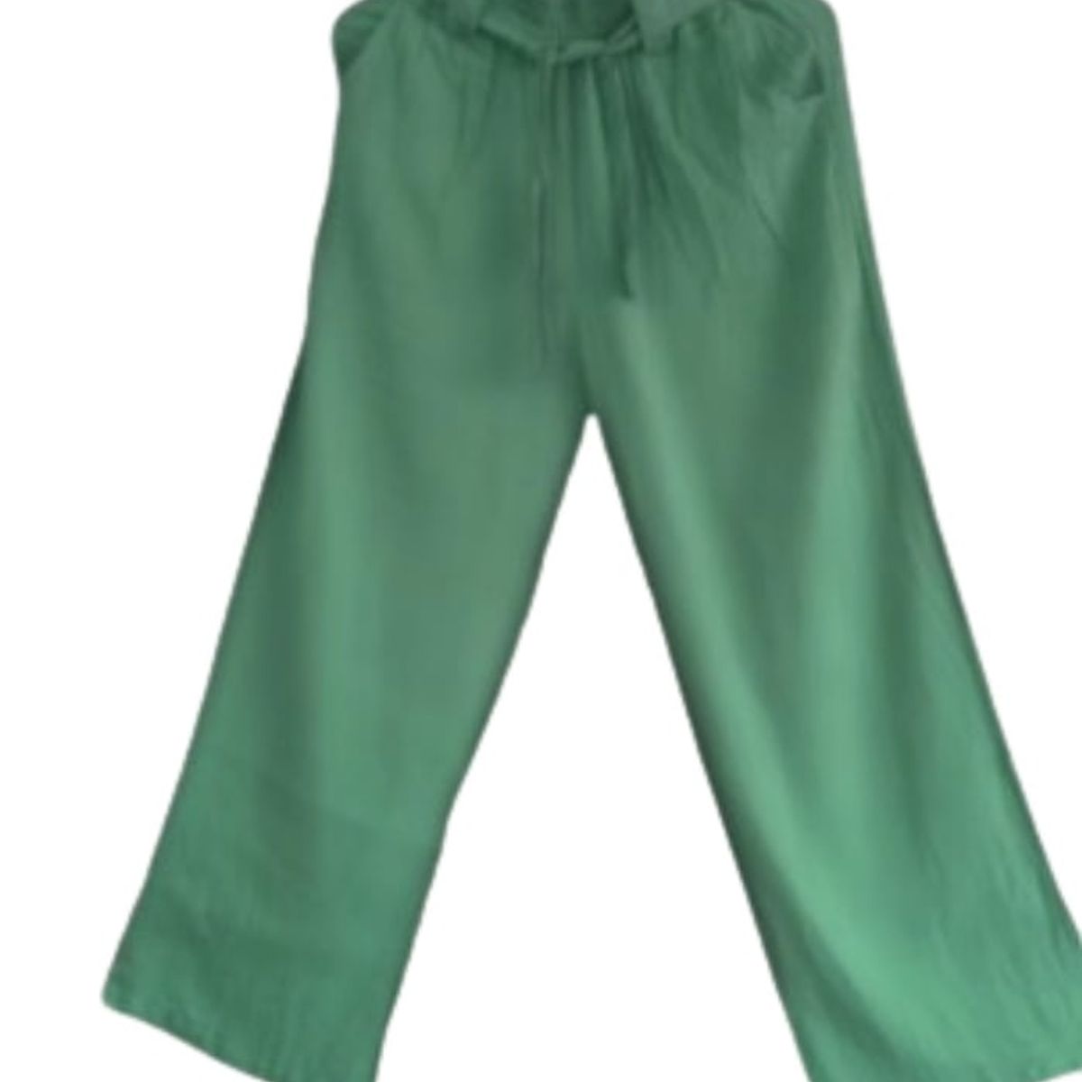 GENERICO - Pantalón palazzo lino para dama