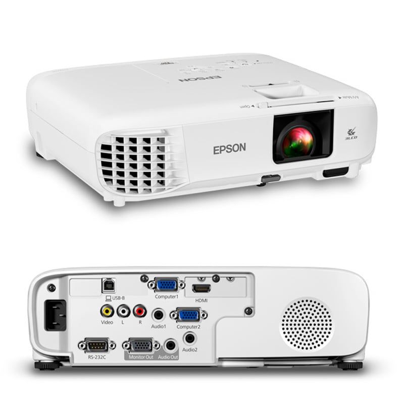EPSON - Proyector Epson PowerLite E20, 3400 Lúmenes, 1024x768, XGA.