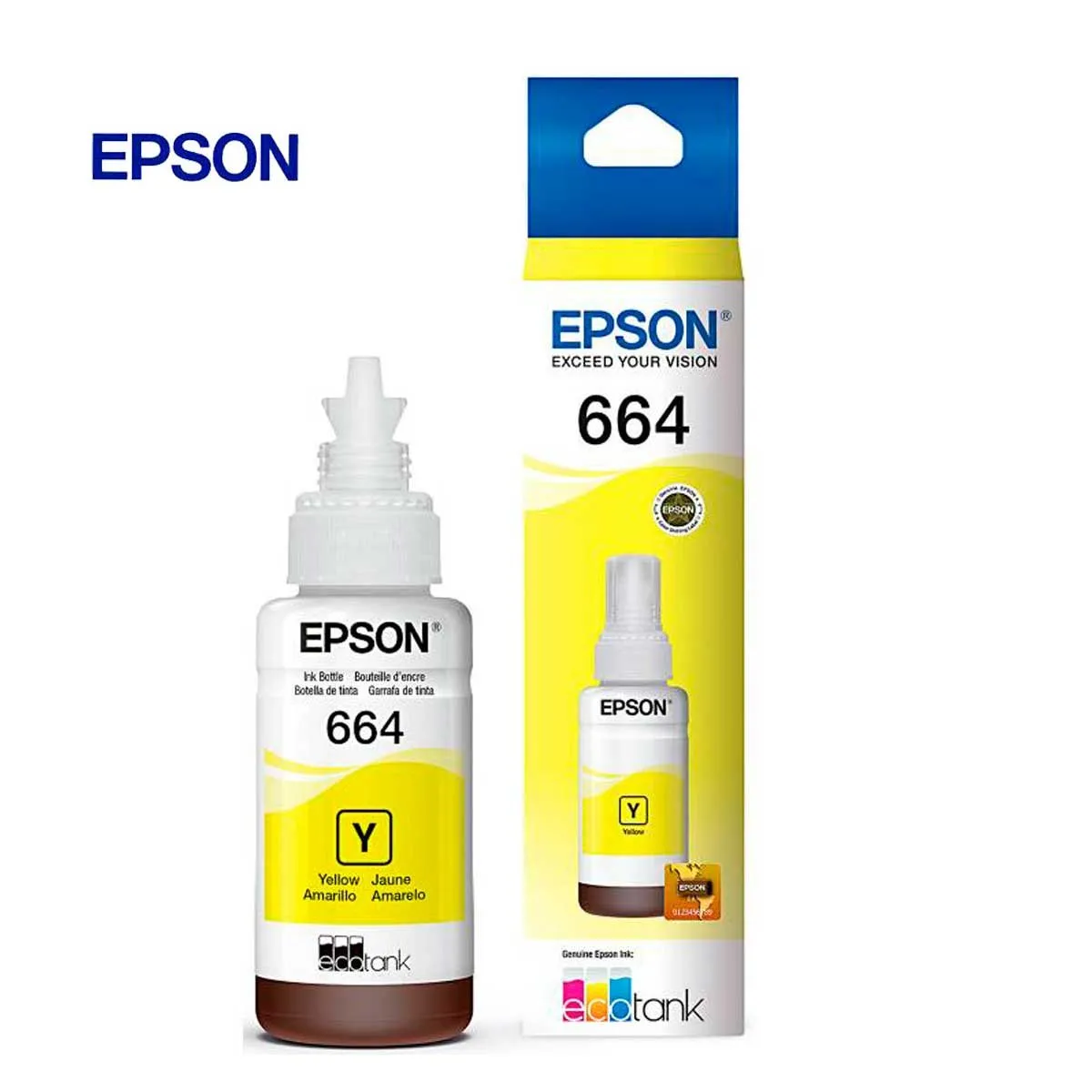 EPSON - Botella Tinta Epson T664420Al Amarillo