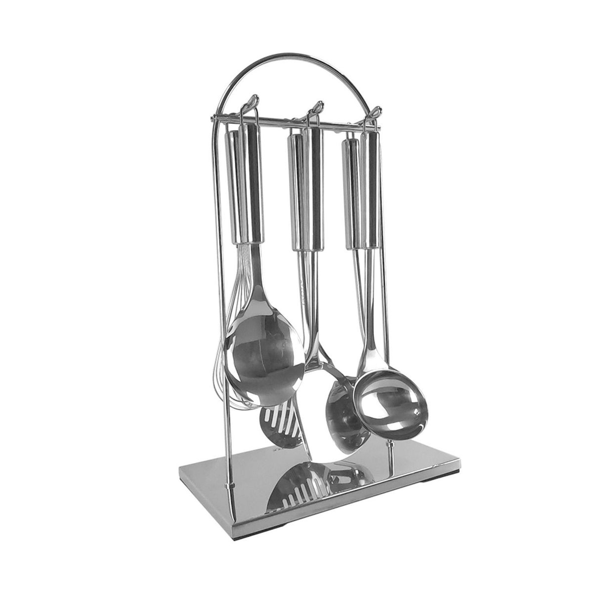 FINEZZA - Set de Utensilios de Acero Inoxidable 7 Piezas