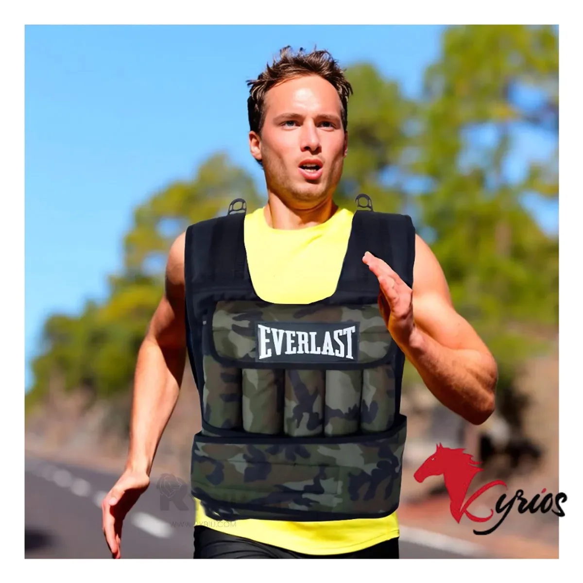 NO LOGO - Chaleco Everlast De 10 KG Arena Color Negro