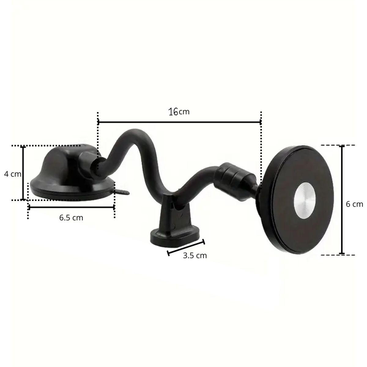 INSPIRA - Soporte de Celular para Auto con Brazo Largo