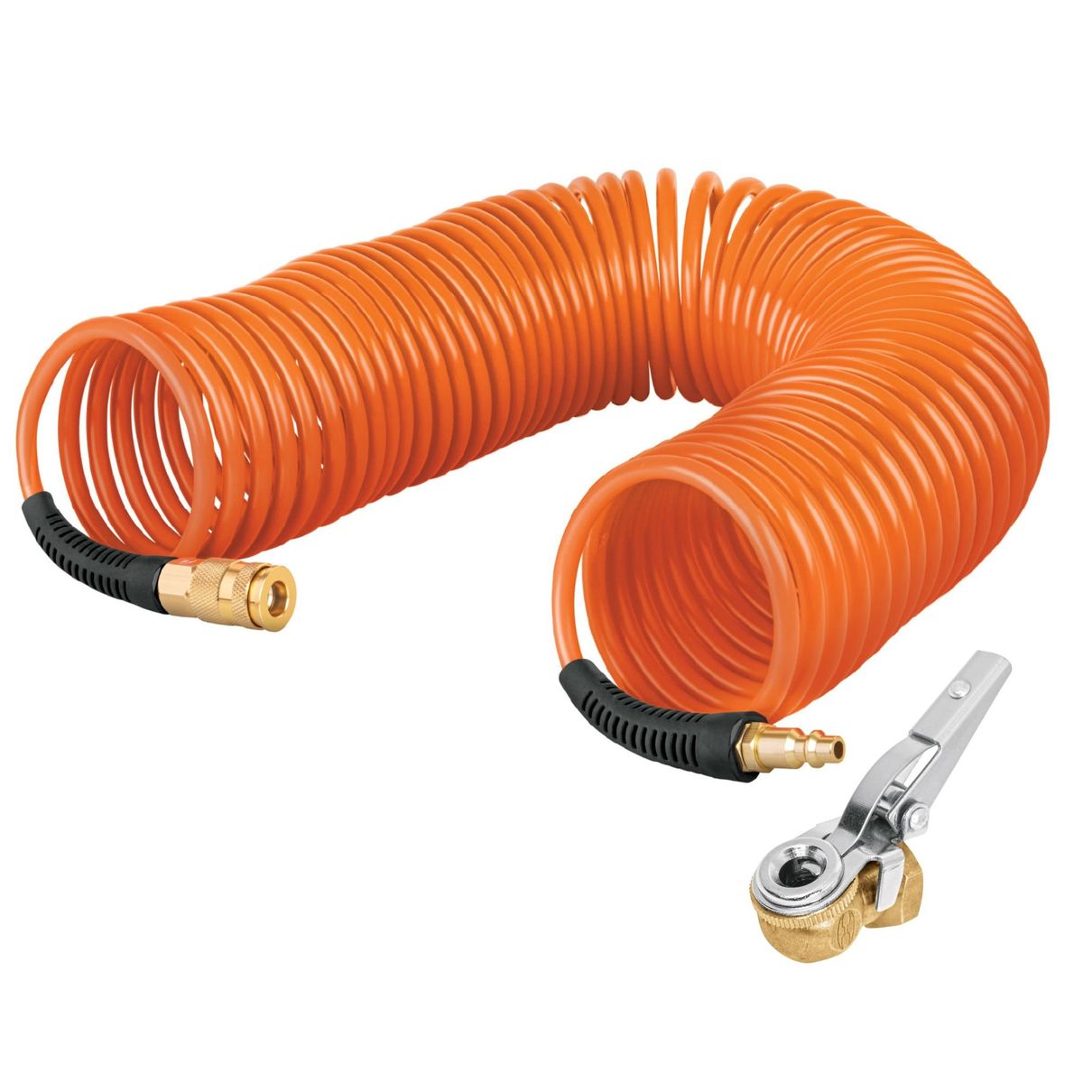 TRUPER - Manguera de aire 15m + Cabeza infladora llantas cclip hembra 14