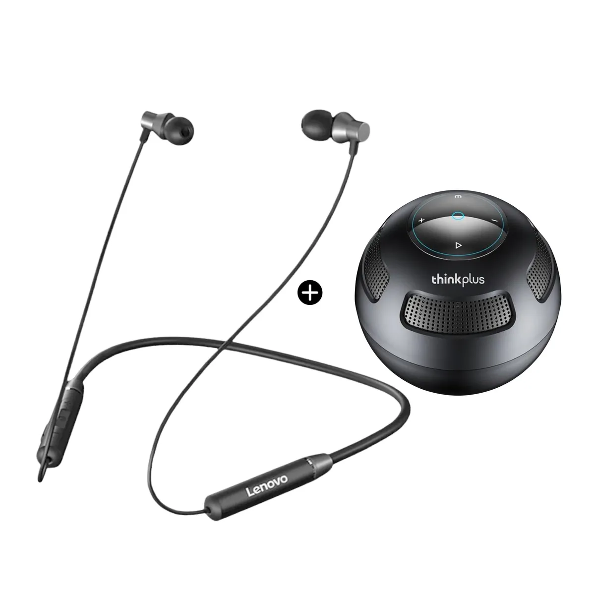 LENOVO - Audifonos Bluetooth Lenovo HE05  Parlante Lenovo TS5