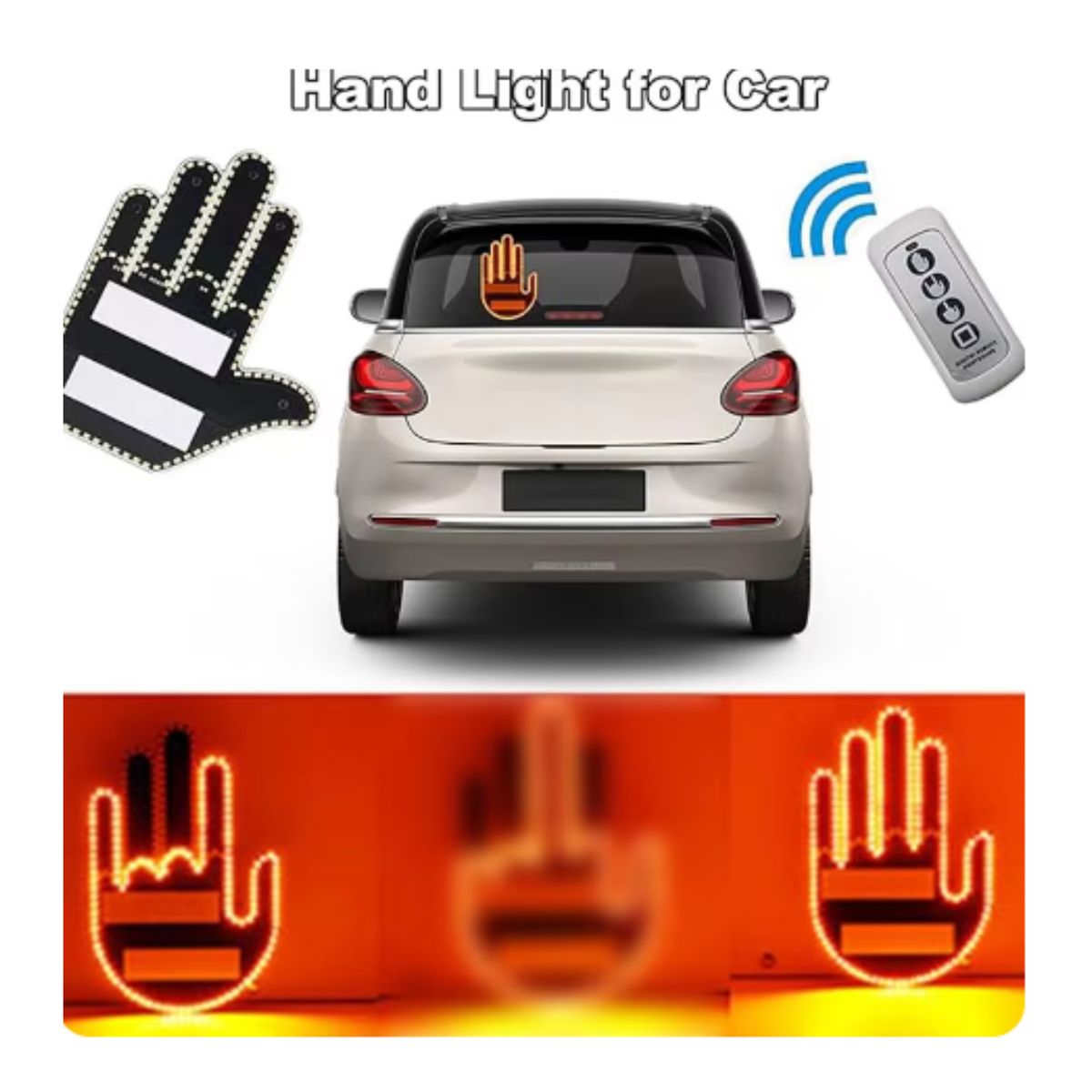 GENERICO - MANO 3 EN 1 LUZ LED CON CONTROL