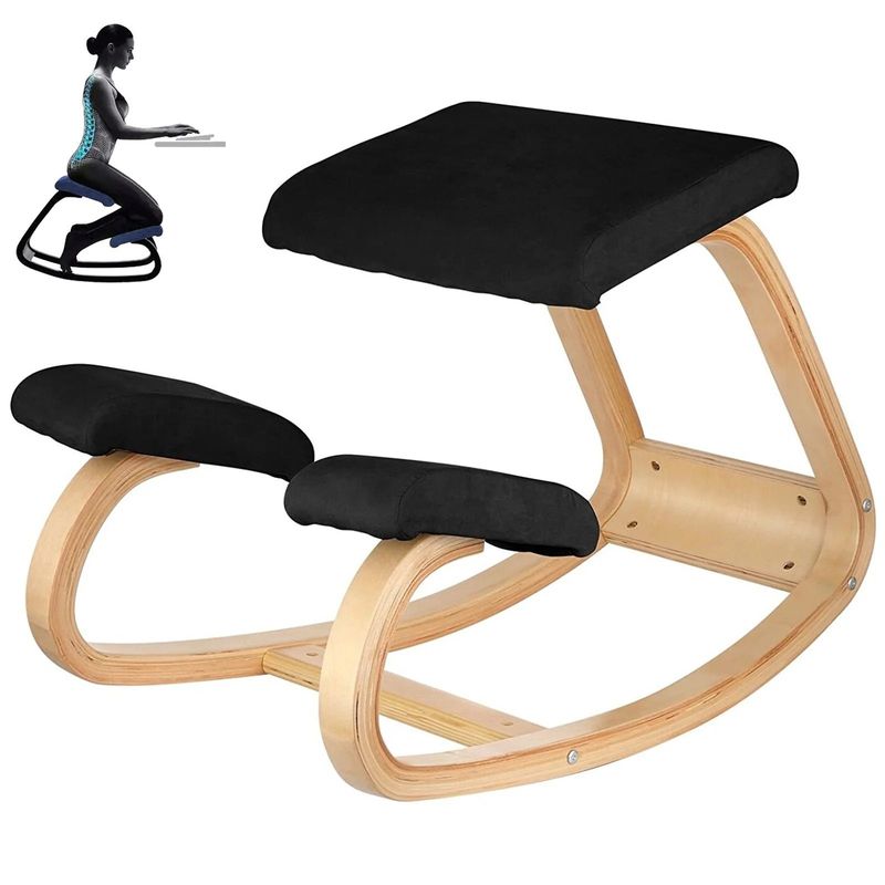 GENERICO - Silla Ergonómica De Rodilla Modelo Lisa Simpson color negro