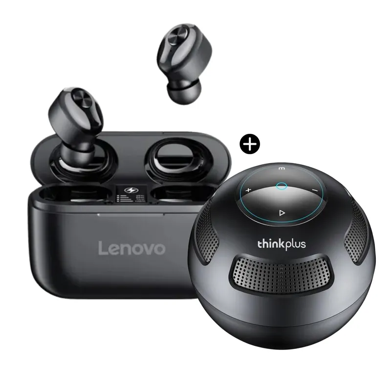 LENOVO - AUDIFONO LENOVO HT18 TWS + Parlante Bluetooh Lenovo TS5