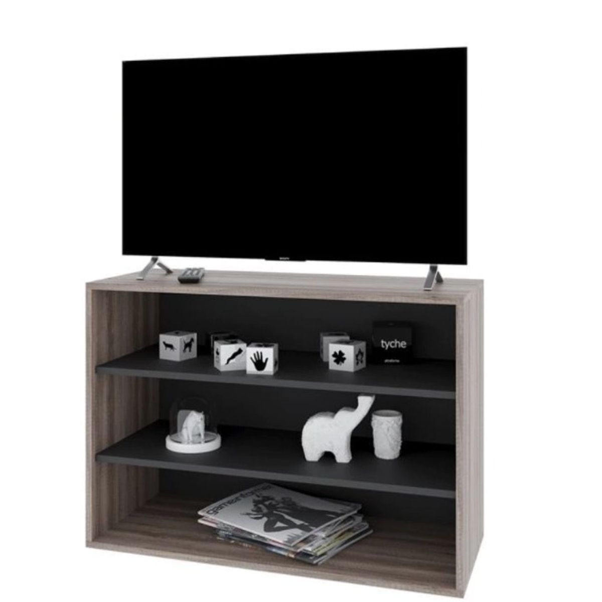 NACION MUEBLES - RACK PARA TV MARRÓN NM