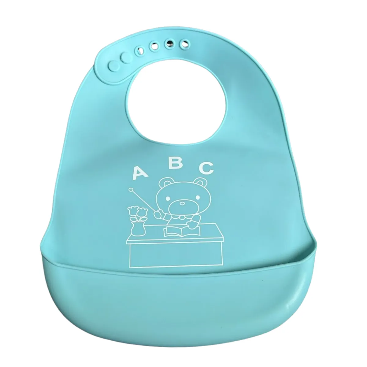 GENERICO - Pack 2 Babero de Silicona para bebe Babero