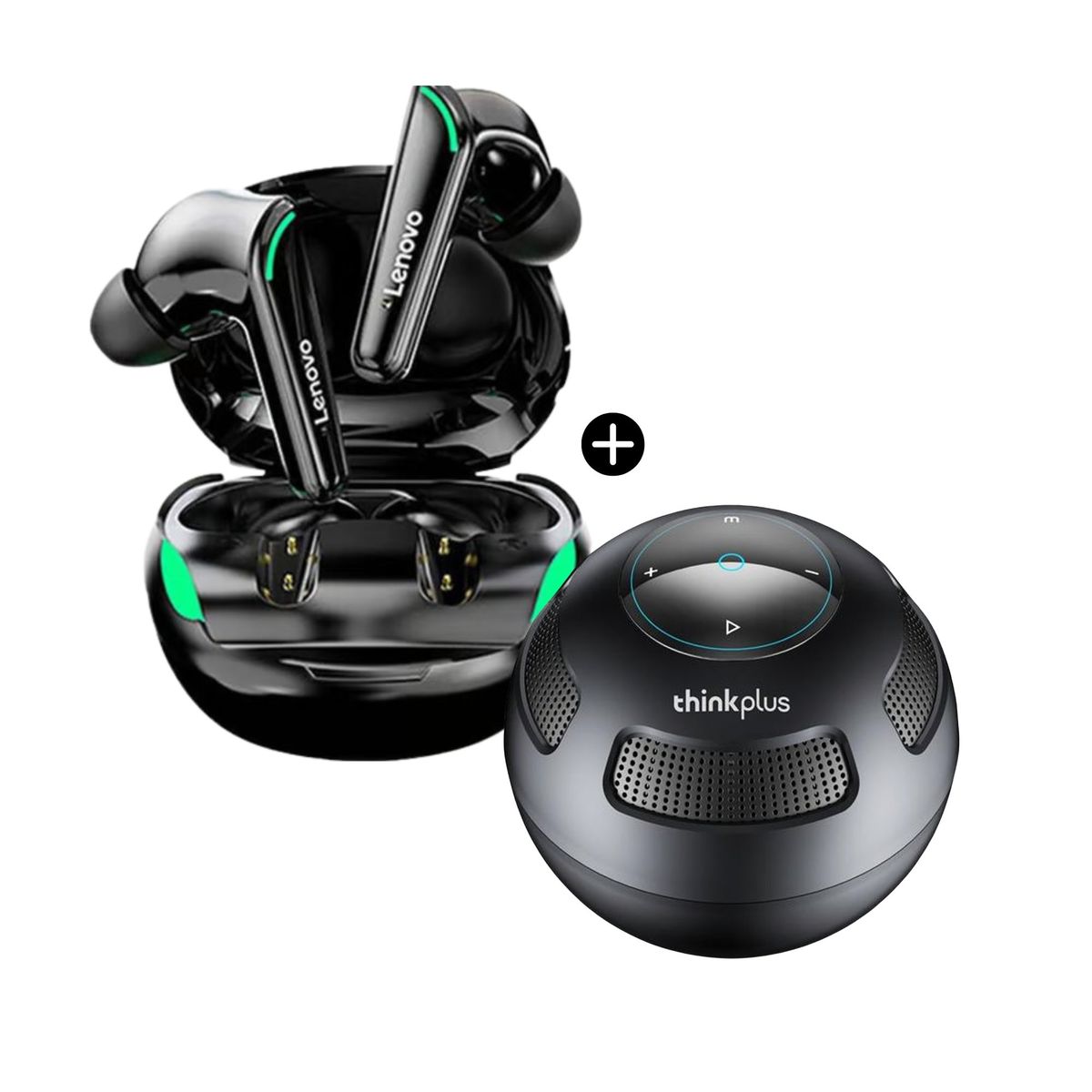 LENOVO - Audífonos Bluetooth Lenovo XT92 + Parlante Bluetooth Lenovo TS5