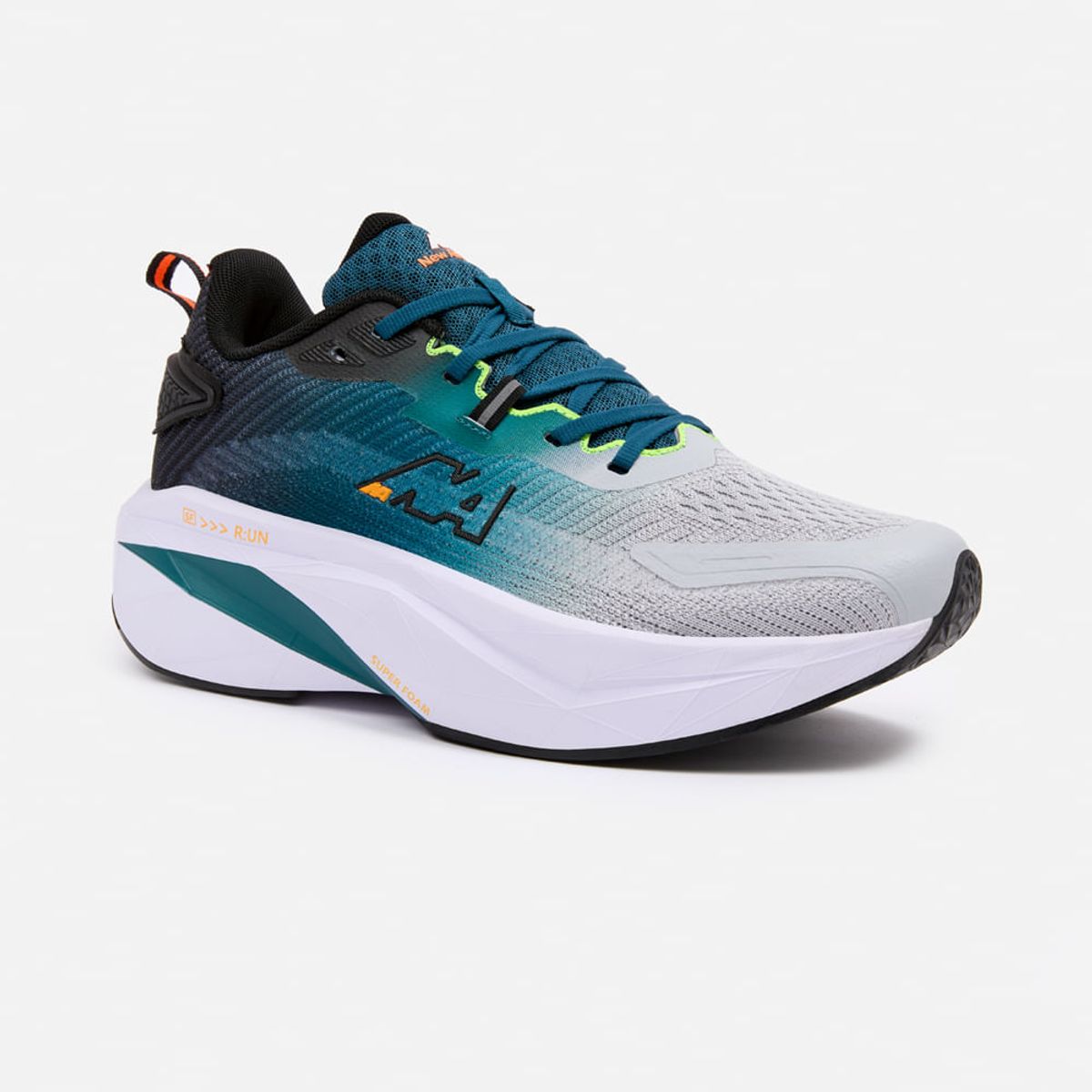 NEW ATHLETIC - Zapatillas New Athletic Running Foam115 Verde Petróleo Con Gris Hombre