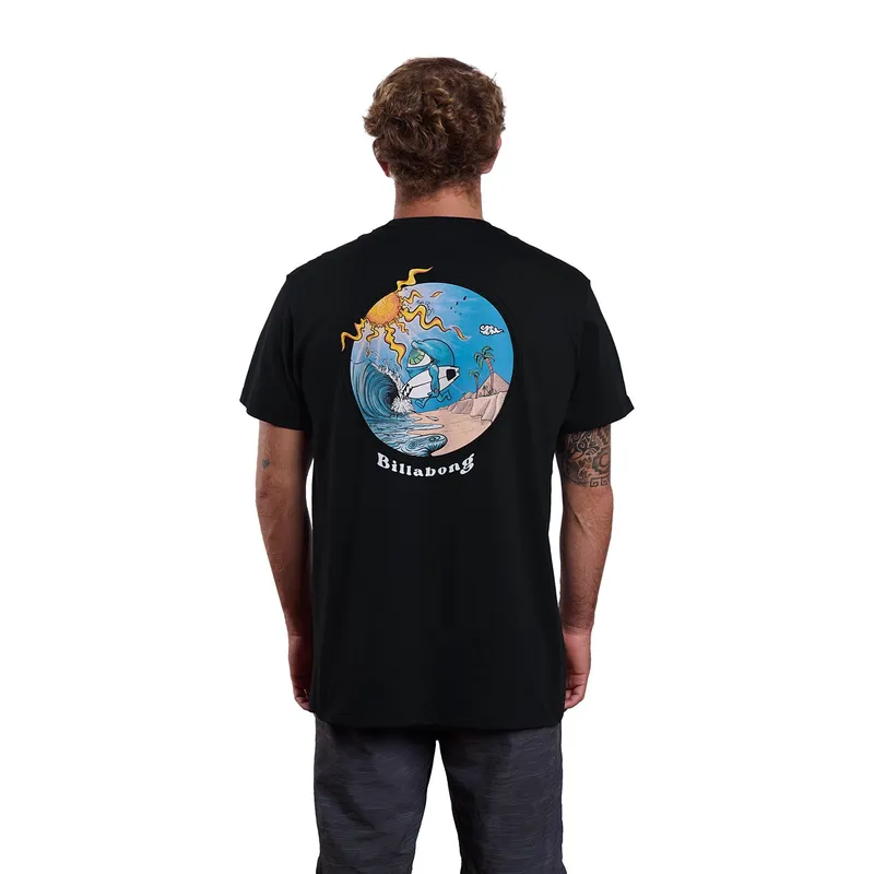 BILLABONG - Polo Billabong Hombre Second Session III Negro BILLABONG