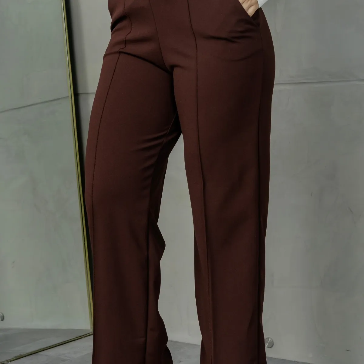 GENERICO - Pantalón Palazzo Mujer Tipo Shein