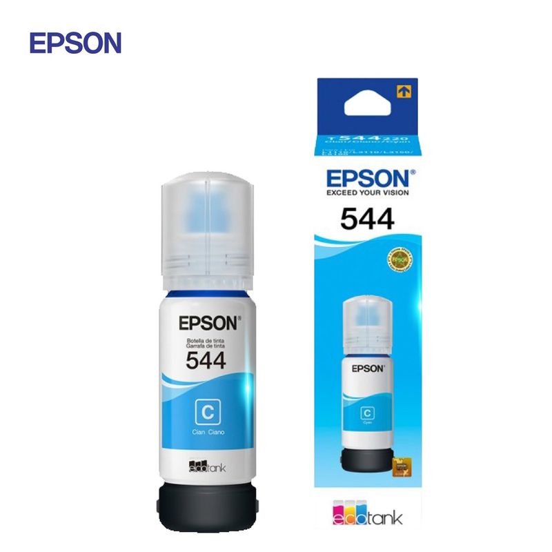 EPSON - Botella Tinta Epson T544220-Al Cian Para L3110