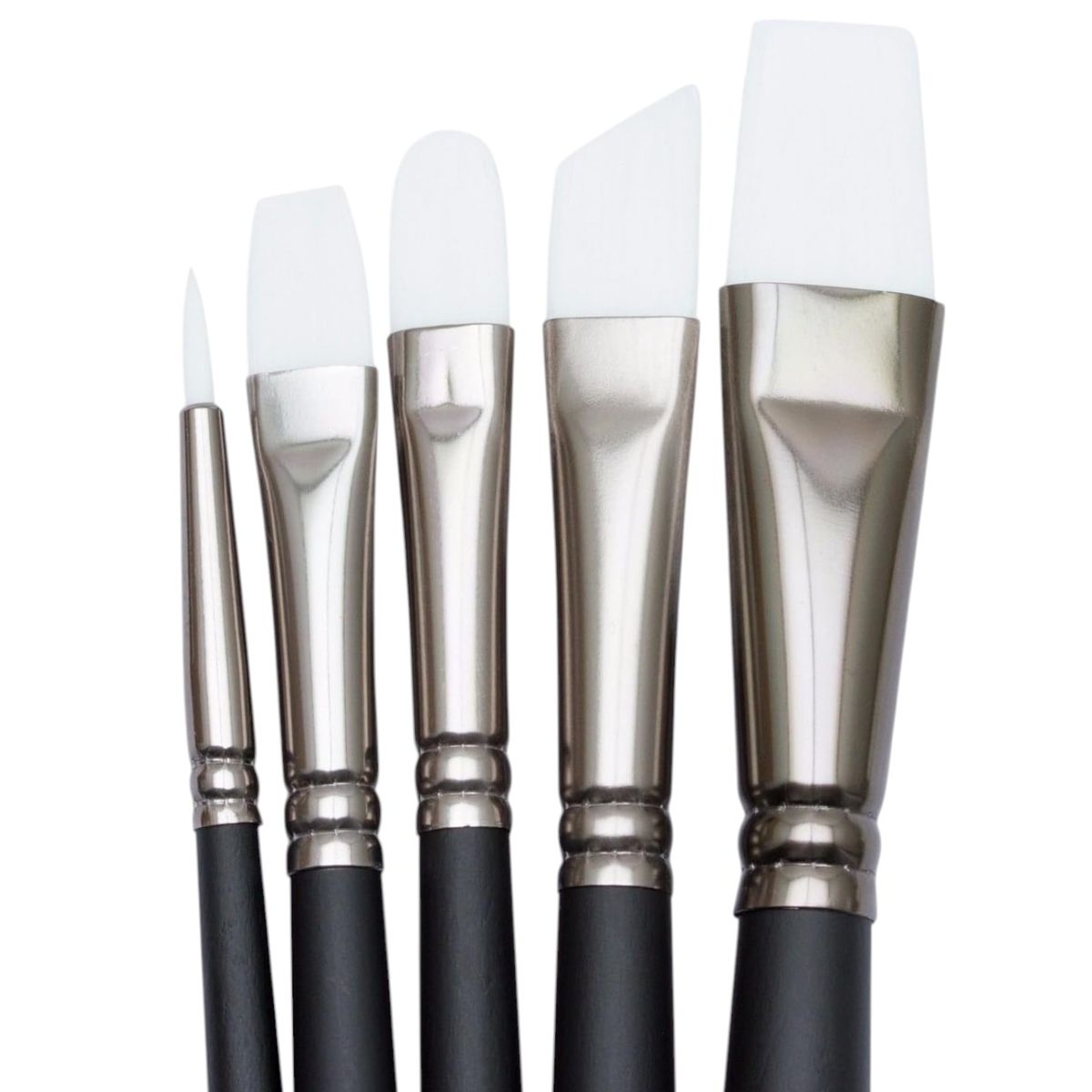 GENERICO - Angelus Juego de 5 Pinceles de Fibras Sintética 6W-BJAS-VTBB