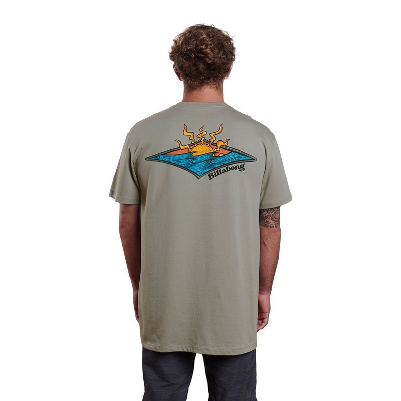 BILLABONG - Polo Billabong Hombre Late Session II Gris BILLABONG