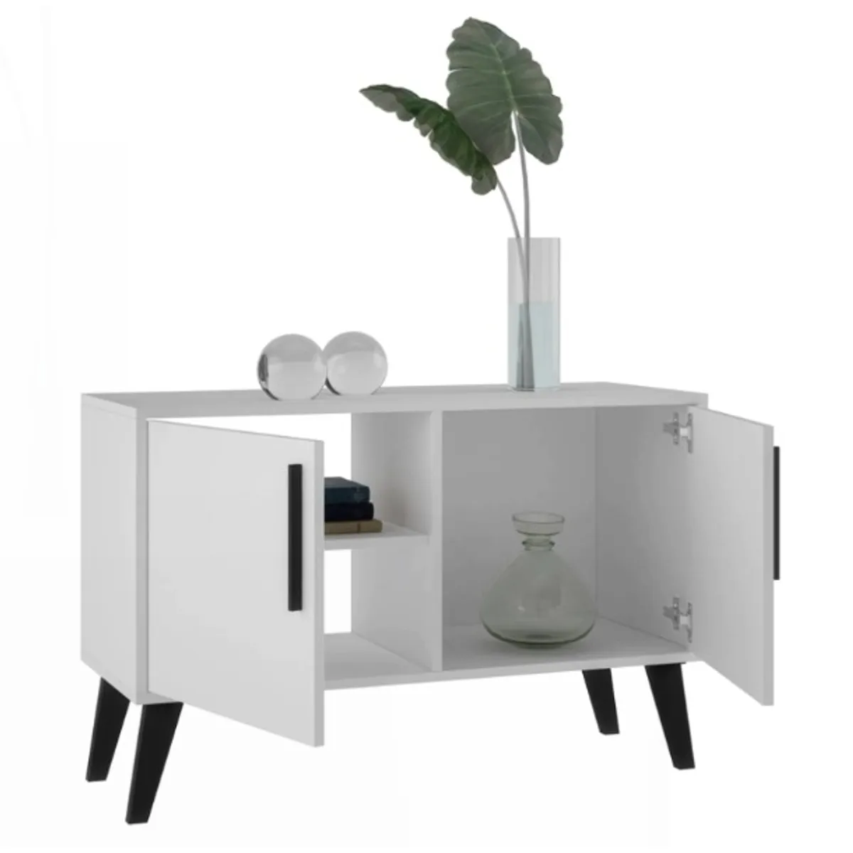 NACION MUEBLES - APARADOR MODERNO BLANCO NM