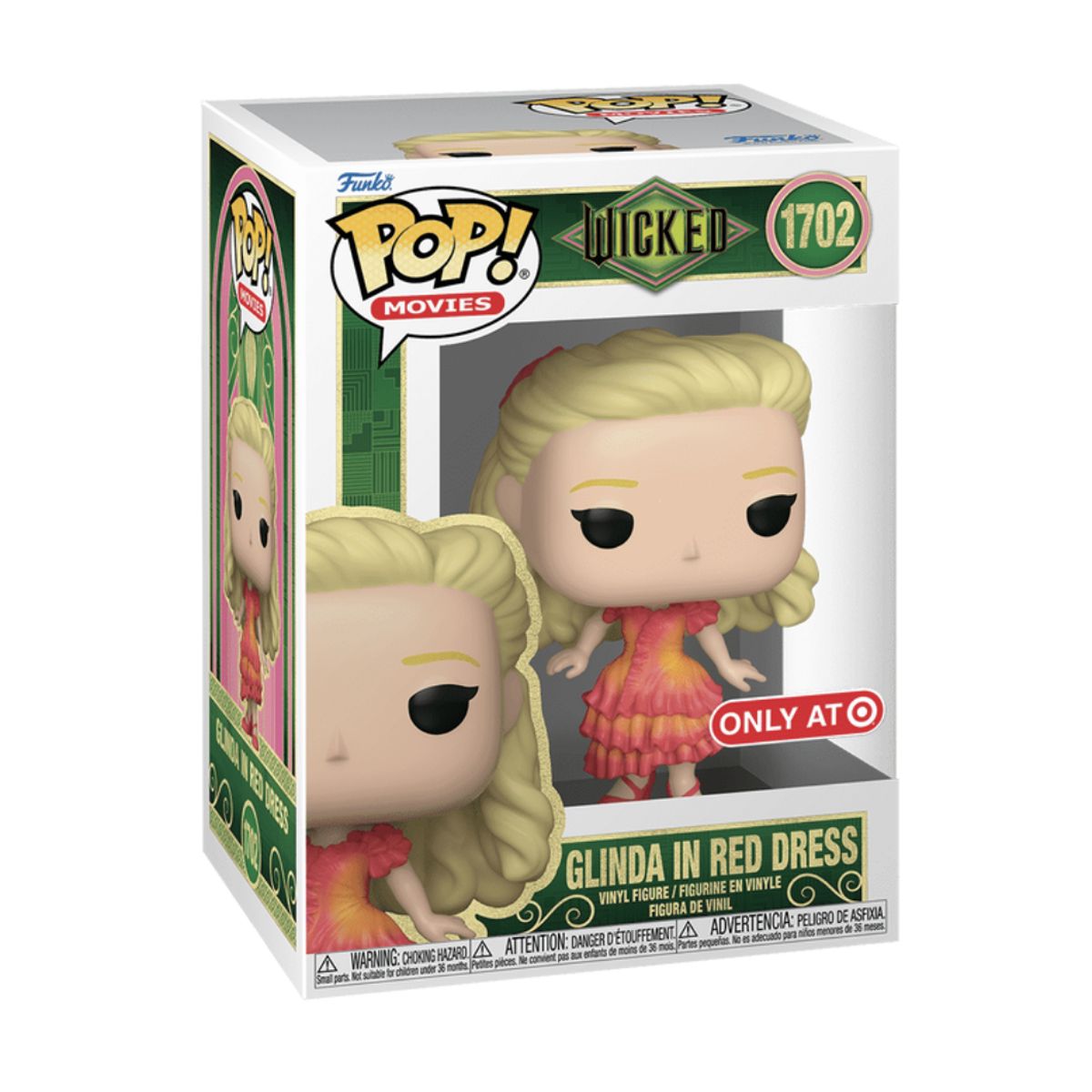 FUNKO - Glinda Vestido Rojo Funko Pop 1702 Wicked Exclusivo Original