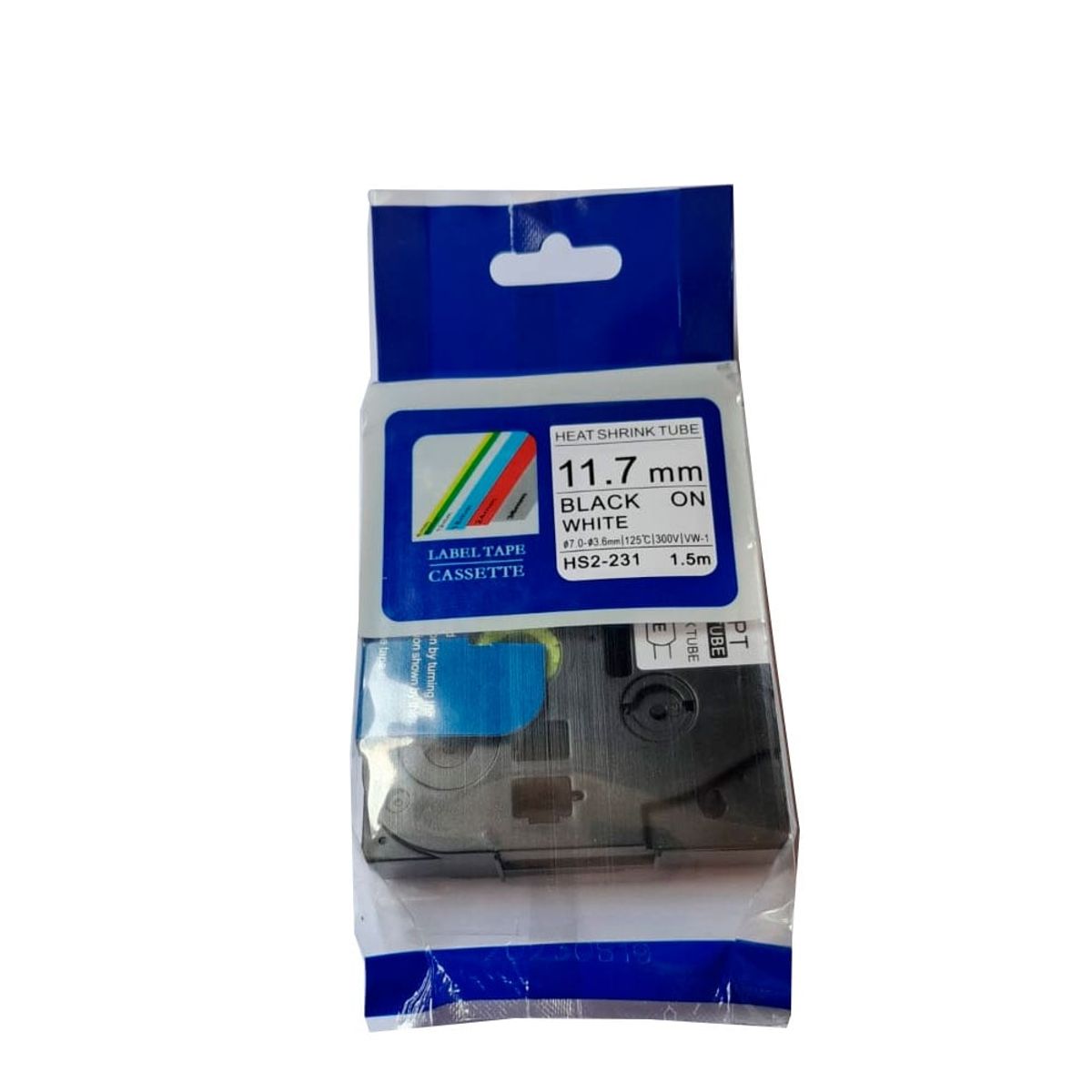 GENERICO - HS2-231 Cinta Termocontraible Brother Compatible 12mm x 15m Hse-231