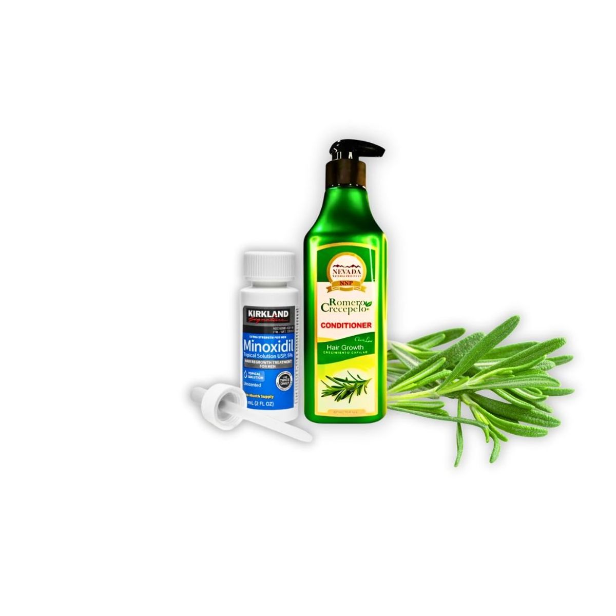 NEVADA NATURAL PRODUCTS - Pack Capilar Acondicionador Romero 320ml+Minoxidil